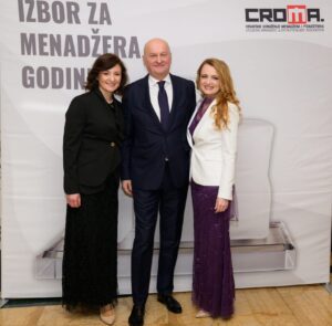 In the photo: Ana Falak, General Manager of HUM - CROMA, Prof. Dr. Stjepan Orešković, President of the Jury, Ana Soldo, President of HUM - CROMA