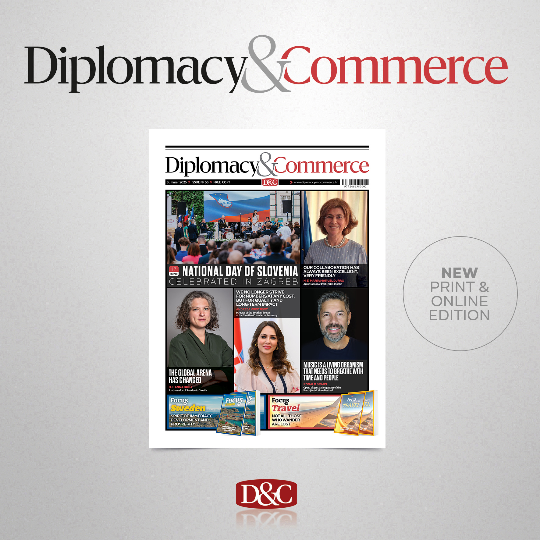 Commerce Magazine Summer issue for hot summer days, new Diplomacy&Commerce magazine, No ...